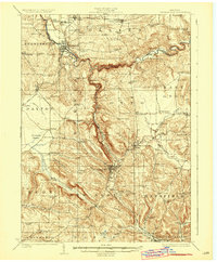 1923 Map of Cattaraugus