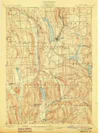 1899 Map of Cortland County, NY, 1903 Print