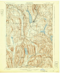 1899 Map of Cortland County, NY, 1932 Print