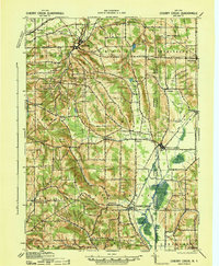 preview thumbnail of historical topo map of Chautauqua County, NY in 1941
