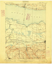 1902 Map of Chittenango, 1909 Print