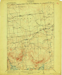 Download a high-resolution, GPS-compatible USGS topo map for Churubusco, NY (1915 edition)
