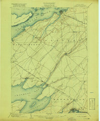 Download a high-resolution, GPS-compatible USGS topo map for Clayton, NY (1918 edition)
