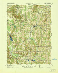 Download a high-resolution, GPS-compatible USGS topo map for Clymer, NY (1945 edition)