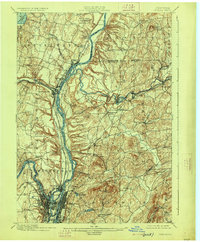 1898 Map of Cohoes, 1926 Print