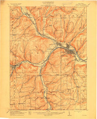 Download a high-resolution, GPS-compatible USGS topo map for Corning, NY (1914 edition)