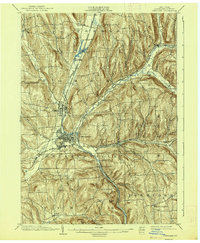 1903 Map of Cortland, 1938 Print