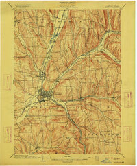 1903 Map of Cortland, 1911 Print