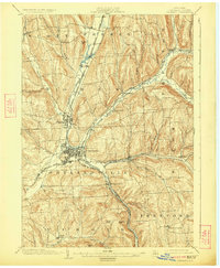 1903 Map of Cortland, 1923 Print