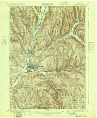 1903 Map of Cortland, 1932 Print