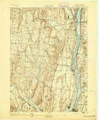 1893 Map of Coxsackie