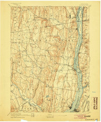 1894 Map of Coxsackie, 1904 Print