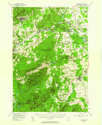 preview thumbnail of historical topo map of Clinton County, NY in 1956