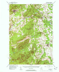 Download a high-resolution, GPS-compatible USGS topo map for Dannemora, NY (1960 edition)
