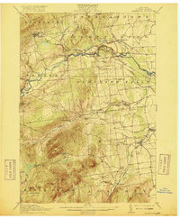 Download a high-resolution, GPS-compatible USGS topo map for Dannemora, NY (1916 edition)