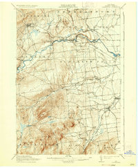 preview thumbnail of historical topo map of Clinton County, NY in 1913
