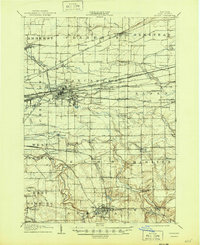 Download a high-resolution, GPS-compatible USGS topo map for Depew, NY (1945 edition)