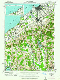 Download a high-resolution, GPS-compatible USGS topo map for Dunkirk, NY (1962 edition)