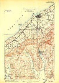 Download a high-resolution, GPS-compatible USGS topo map for Dunkirk, NY (1900 edition)