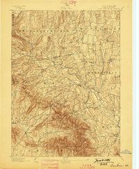 1894 Map of Durham, 1898 Print
