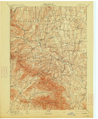 1894 Map of Durham, 1913 Print