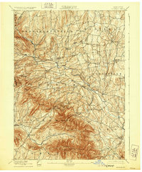 1894 Map of Durham, 1929 Print