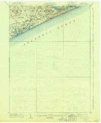 1904 Map of East Hampton, 1944 Print