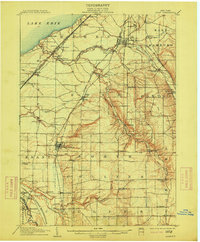 Download a high-resolution, GPS-compatible USGS topo map for Eden, NY (1915 edition)