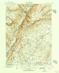 1904 Map of Ellenville, 1956 Print