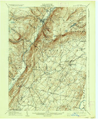 1906 Map of Ellenville, 1936 Print