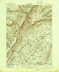 1906 Map of Ellenville, 1944 Print