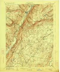 1906 Map of Ellenville, 1923 Print