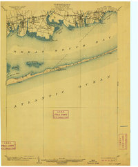 Download a high-resolution, GPS-compatible USGS topo map for Fire Island, NY (1911 edition)