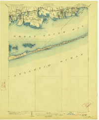 Download a high-resolution, GPS-compatible USGS topo map for Fire Island, NY (1923 edition)