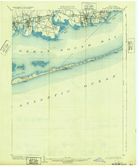 Download a high-resolution, GPS-compatible USGS topo map for Fire Island, NY (1932 edition)