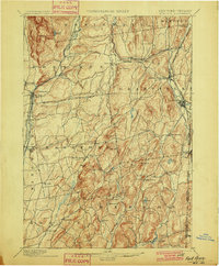 preview thumbnail of historical topo map of Washington County, NY in 1901