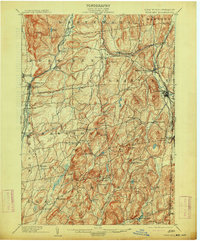 Download a high-resolution, GPS-compatible USGS topo map for Fort Ann, NY (1913 edition)