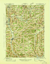 Download a high-resolution, GPS-compatible USGS topo map for Franklinville, NY (1942 edition)