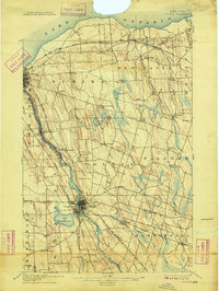 Download a high-resolution, GPS-compatible USGS topo map for Fulton, NY (1909 edition)