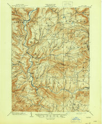 Download a high-resolution, GPS-compatible USGS topo map for Gilboa, NY (1945 edition)