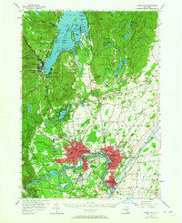 Download a high-resolution, GPS-compatible USGS topo map for Glens Falls, NY (1965 edition)
