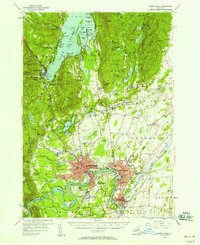 Download a high-resolution, GPS-compatible USGS topo map for Glens Falls, NY (1958 edition)
