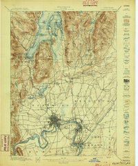 1897 Map of Glens Falls, NY
