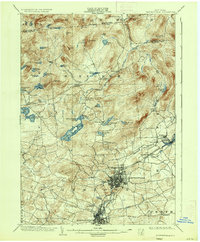Download a high-resolution, GPS-compatible USGS topo map for Gloversville, NY (1936 edition)