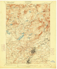 Download a high-resolution, GPS-compatible USGS topo map for Gloversville, NY (1918 edition)