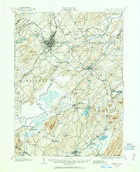 1906 Map of Goshen, 1963 Print