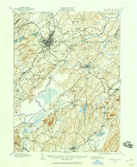 1906 Map of Goshen, 1959 Print