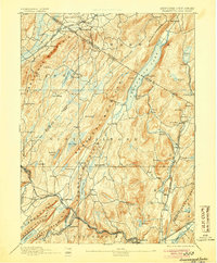 1893 Map of Greenwood Lake, 1905 Print