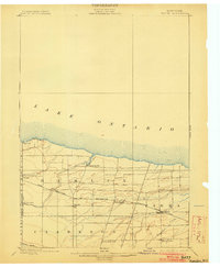 preview thumbnail of historical topo map of Monroe County, NY in 1899
