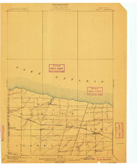 preview thumbnail of historical topo map of Monroe County, NY in 1899